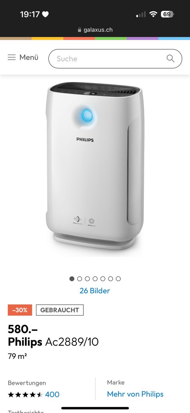 Philips Purificatori d'aria: Purificateur d'air Phillips – Usato da Vevey venduto da vir_t27l 1