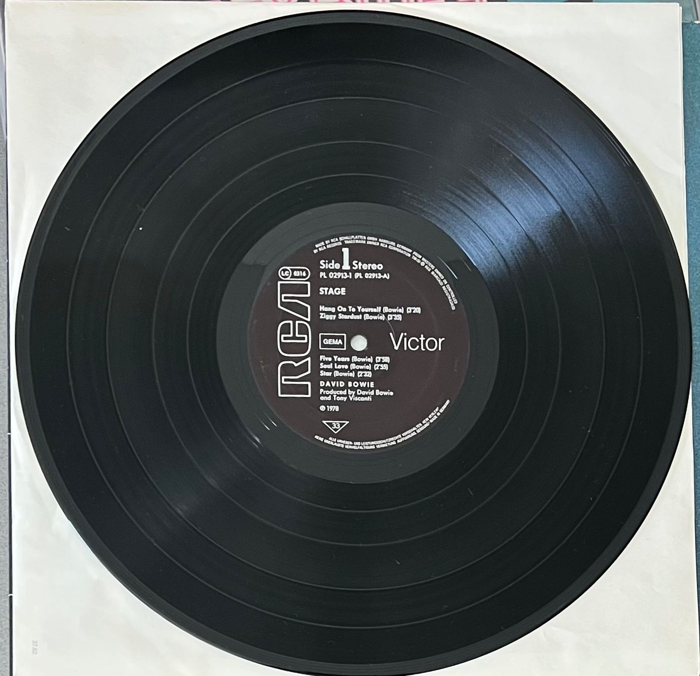 Schallplatten: DAVID BOWIE  -  STAGE     /      Vinyl - Doppel-LP – Gebraucht aus Horw von Belowzero0 3