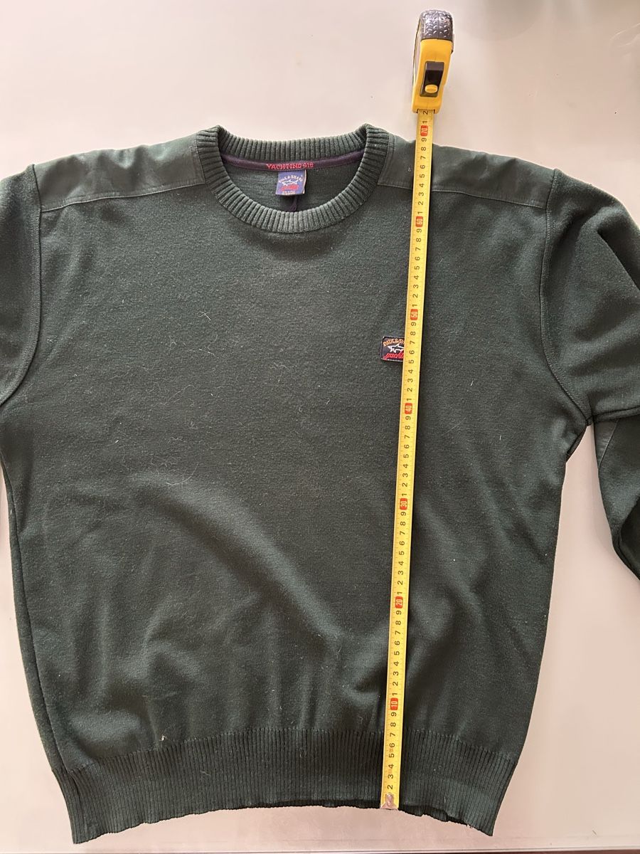Paul & Shark Maglioni & Felpe: Pull Paul & Shark Yachting vert, col rond, taille L – Usato da Morges venduto da cat_6cm9 6
