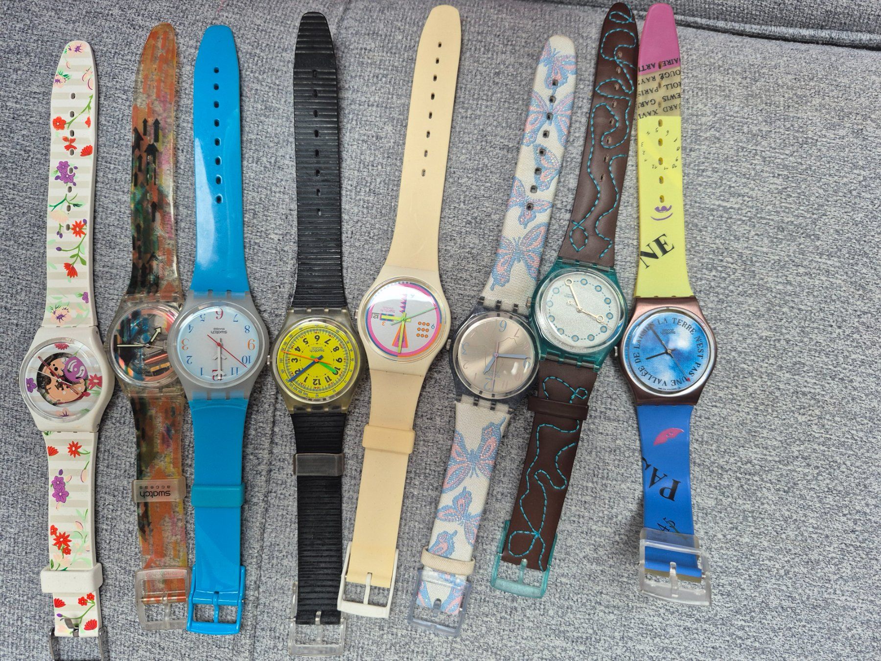 Swatch Orologi: Set 8 Swatch Uhren Set vintage – Usato da Aesch BL venduto da Moni1211 6