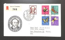 1954 FDC Pro Juventute Ersttagsbrief illustriert (Chargé)