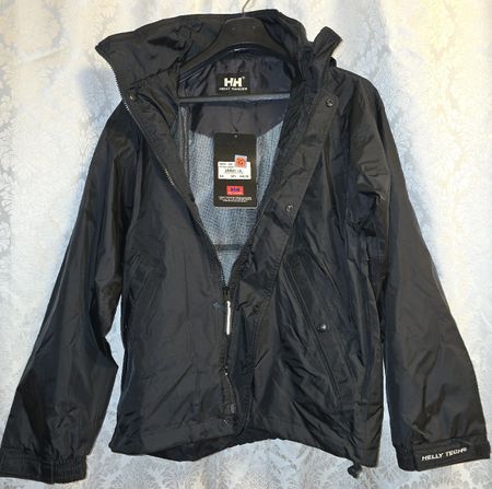 Helly Hansen Regenjacke, Vortex Jacke, XS, Schwarz, Neu!