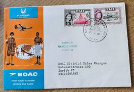 Erstflug FIJI - Zürich, 1965