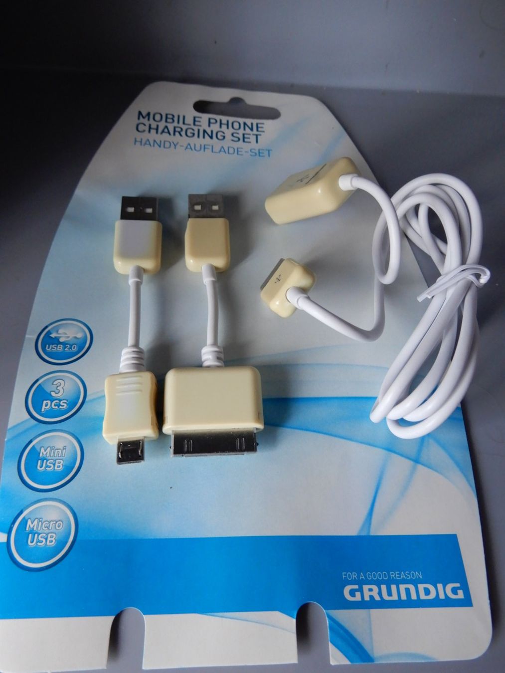 Grundig Cavi: Handy Auflade-Set Grundig – Nuovo e nell'imballaggio originale da Frick venduto da Harmony94 2