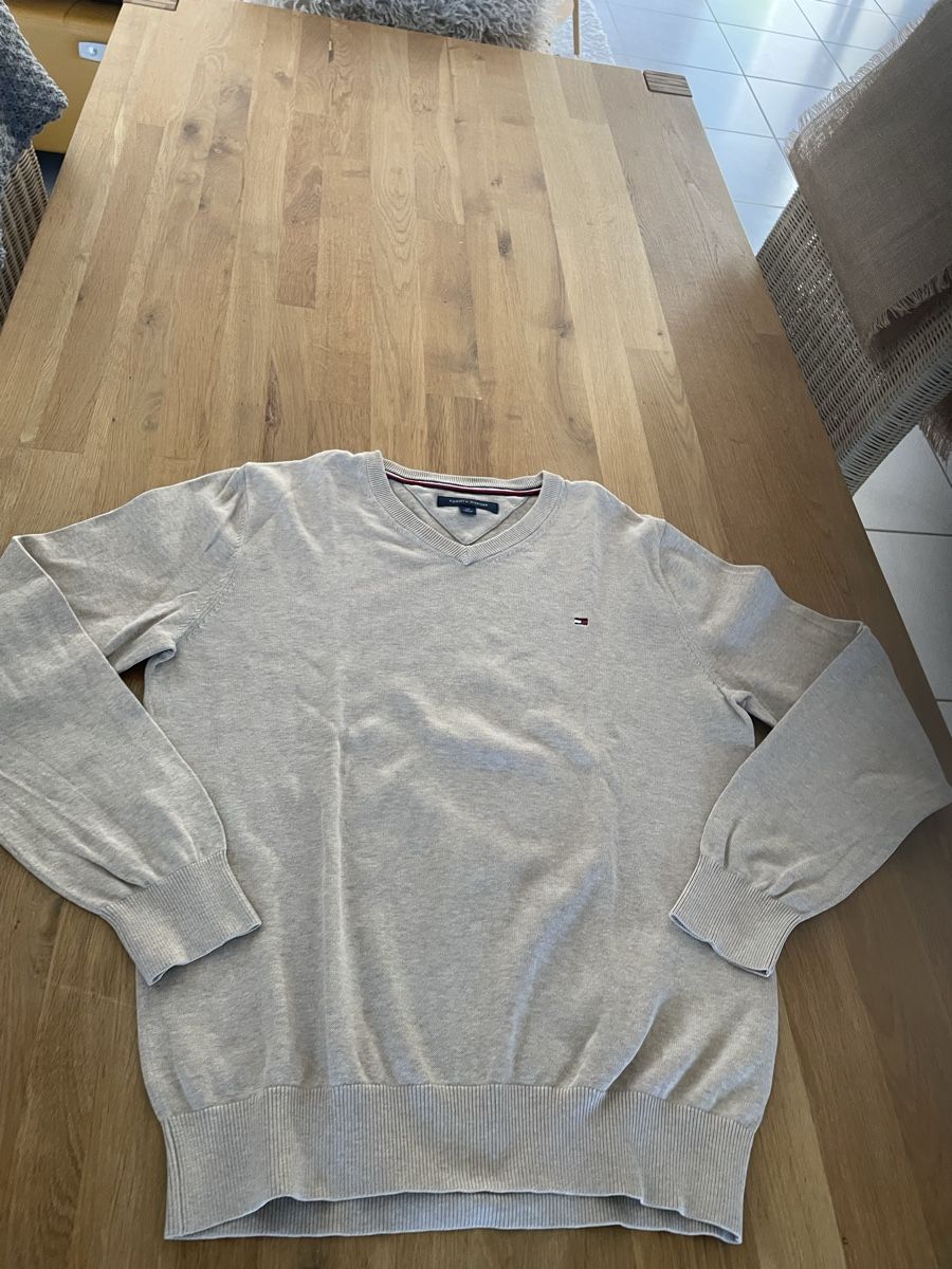 Tommy Hilfiger Pullover & Sweatshirts: Tommy Hilfiger Pullover V-Ausschnitt beige Grösse L – Gebraucht aus Dübendorf von jlu_r7hz 5