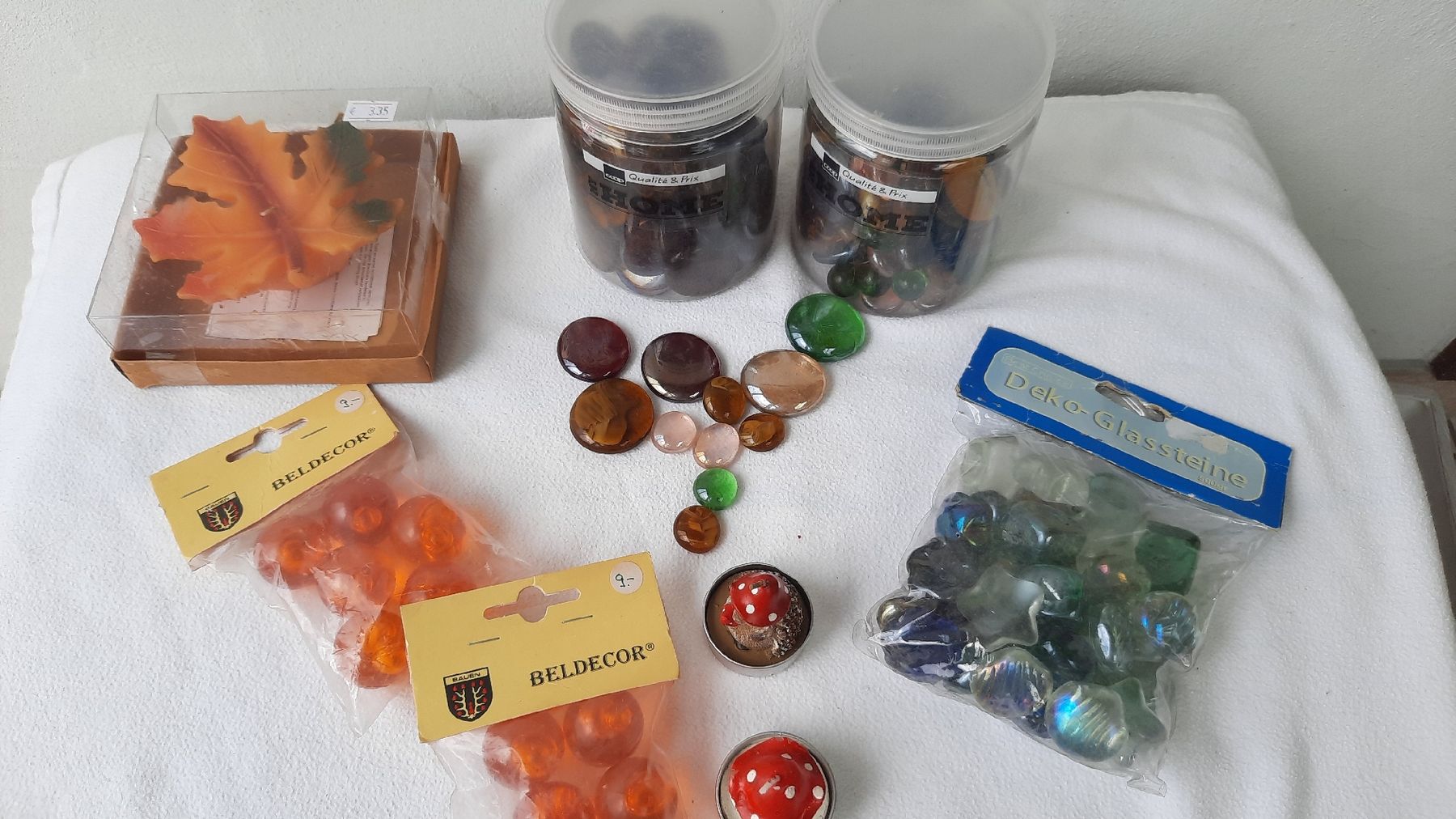 Toutes les décorations: Deko- Set mit Steinen – Neuf avec emballage d'origine à Zuchwil par bvj_5t82