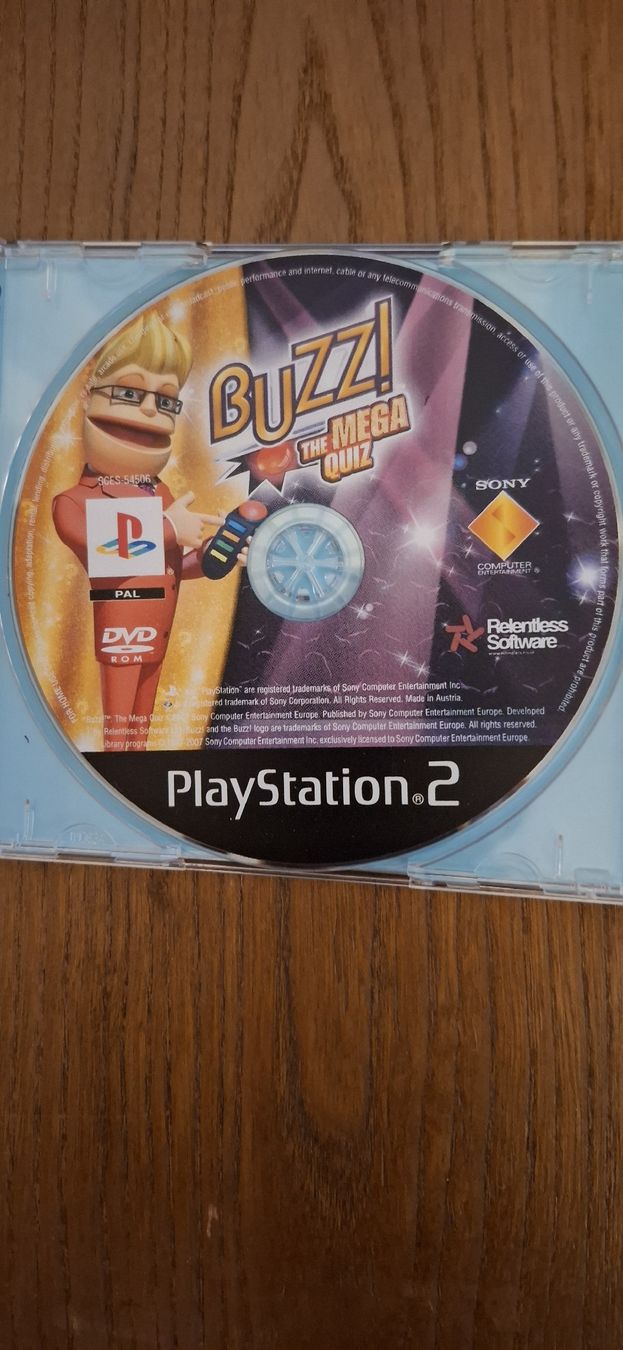 Sony Jeux: Jeu playstation 2, BUZZ the mega quizz – D'occasion à Lausanne par GeoTrouvetou1952