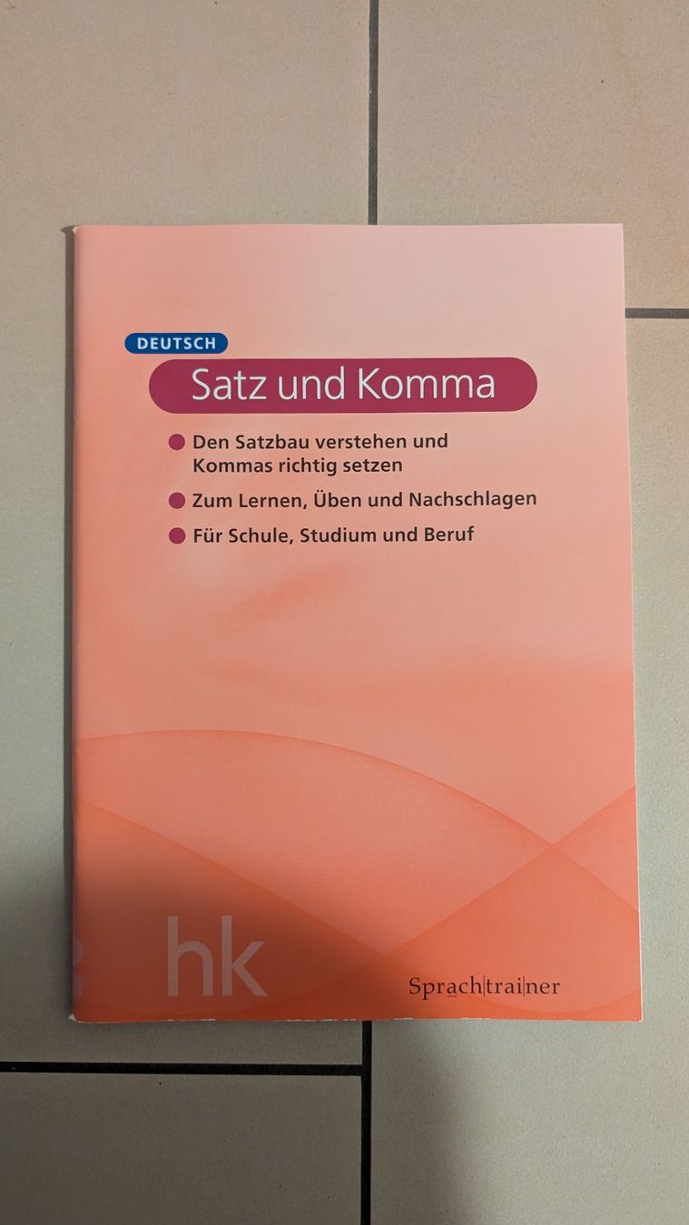 Libri: Deutsch Lehrmittel Satz und Komma Sprachtrainer – Usato da Dübendorf venduto da movana