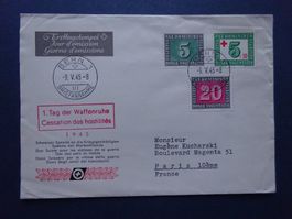 1945 PAX FDC in schöner Erhaltung