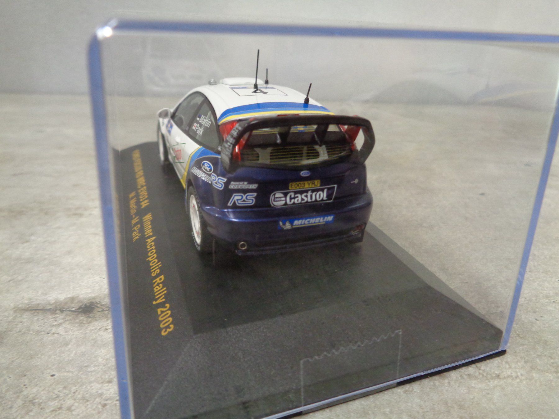 Ford Voitures modèles: Ixo 1:43 Ford Focus RS WRC Rallye 2003 – Neuf avec emballage d'origine à Reconvilier par rallycar 2