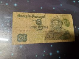 Banknote Portugal 1971