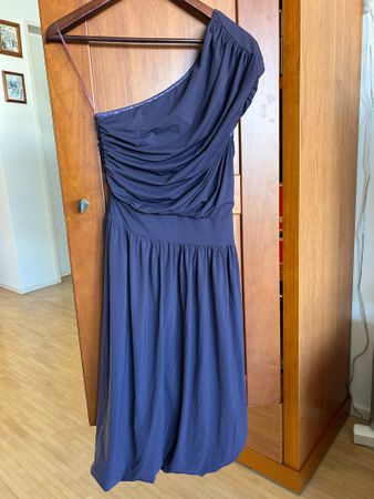 DENI CLER MILANO One-Shoulder-Kleid, violett, Gr. 38 (IT 42)