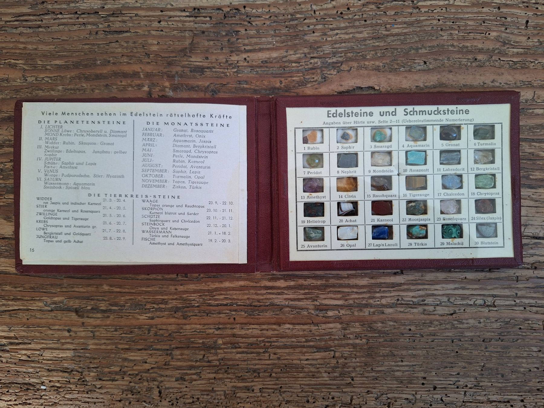 Pietre preziose: Edelsteine- Sammlung Dr. Schlossmacher – Usato da Dällikon venduto da ritmo82