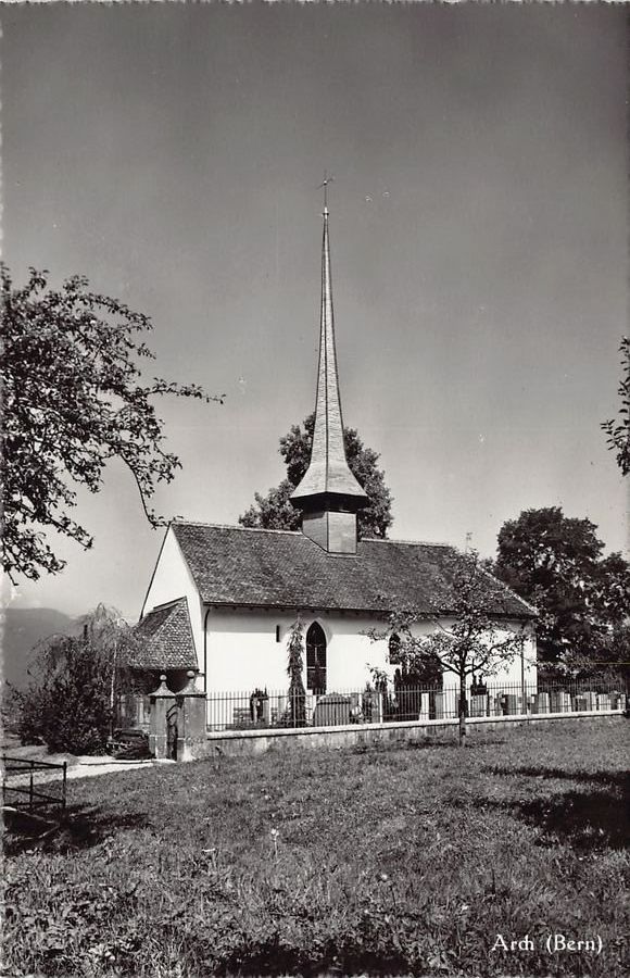 Cartes postales: Arch BE, Kirche um 1945 – D'occasion à Frauenfeld par POML