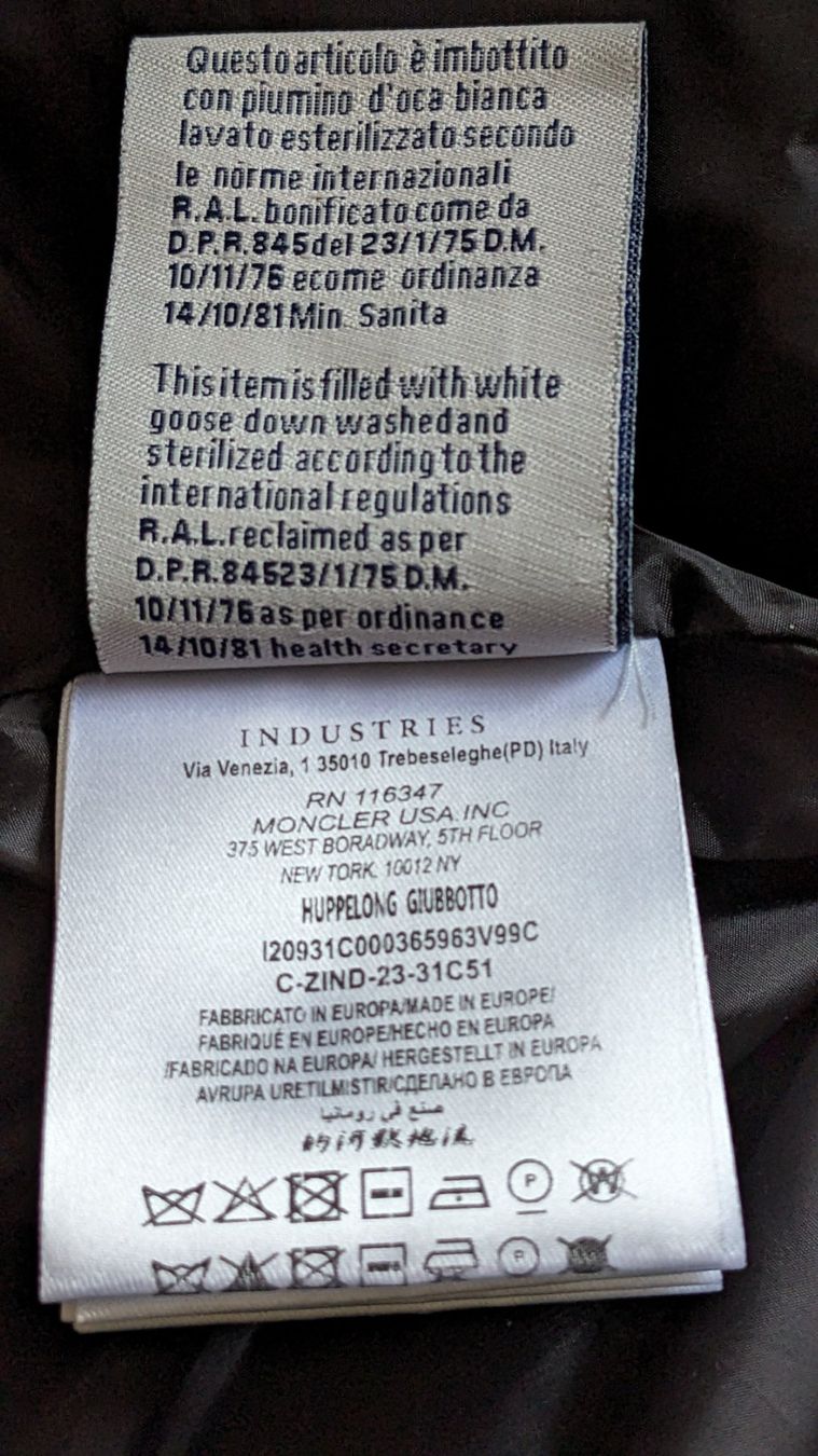 Moncler Giacche: Moncler Daunenjacke NEU Gr. 4 – Nuovo (secondo la descrizione) da Thalwil venduto da kat_d85f 6