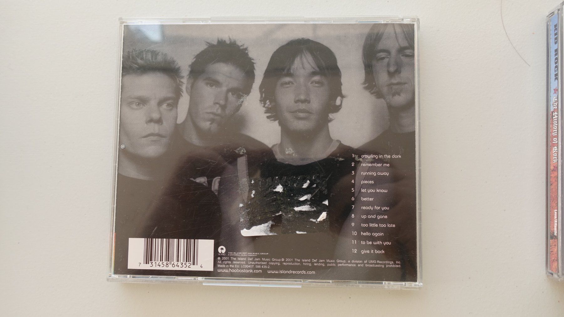CD: CD - Hoobastank - CRAWLING IN THE DARK – Usato da Schwyz venduto da Burnsdesign 1