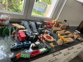 Brio Eisenbahn Set viele Schienen