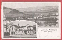 Weiningen im Limmattal - Restaurant Linde - 1905