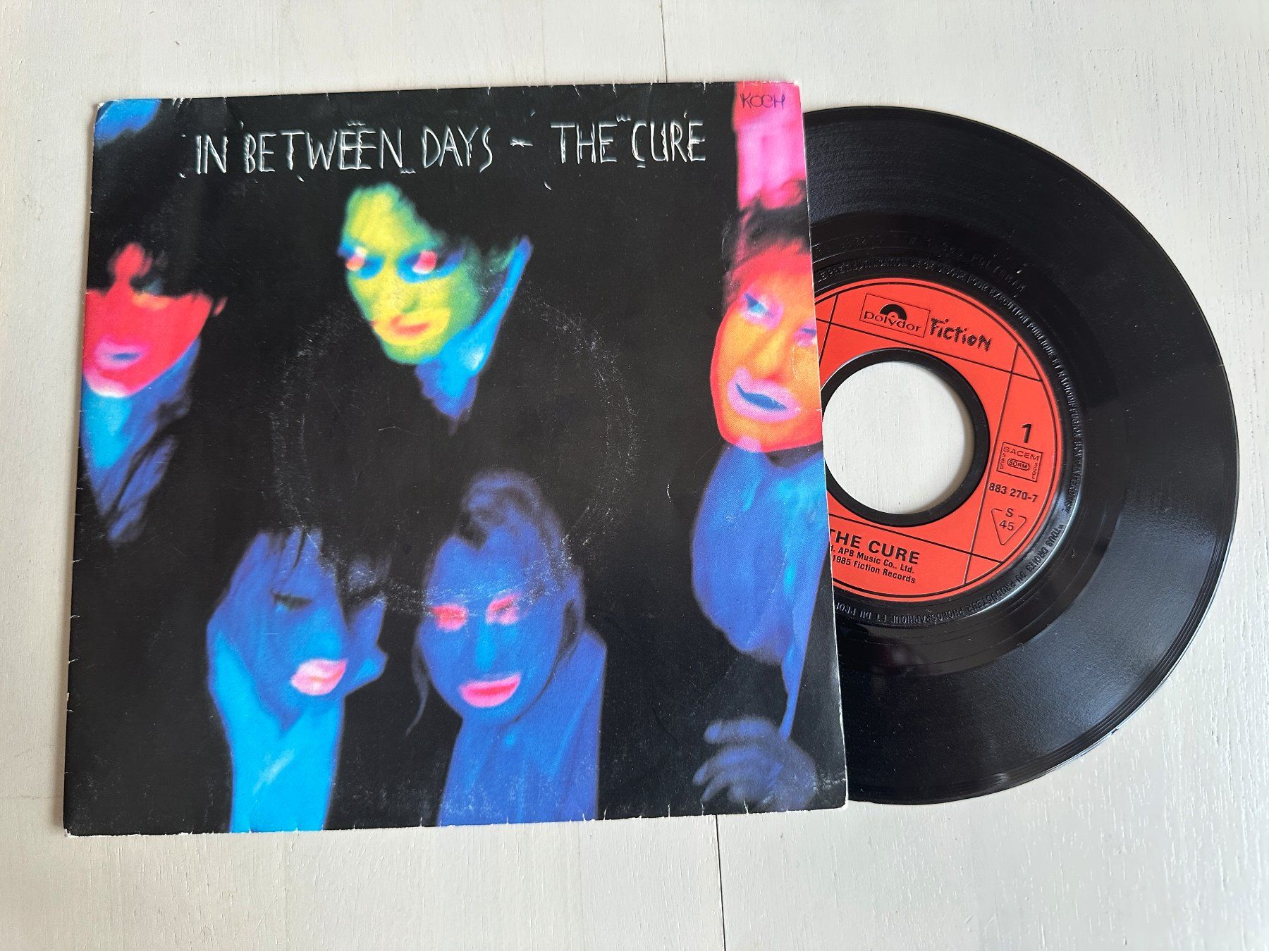 Schallplatten: THE CURE tolle Single In between days 80's New Wave Synth – Gebraucht aus Basel von Partridge
