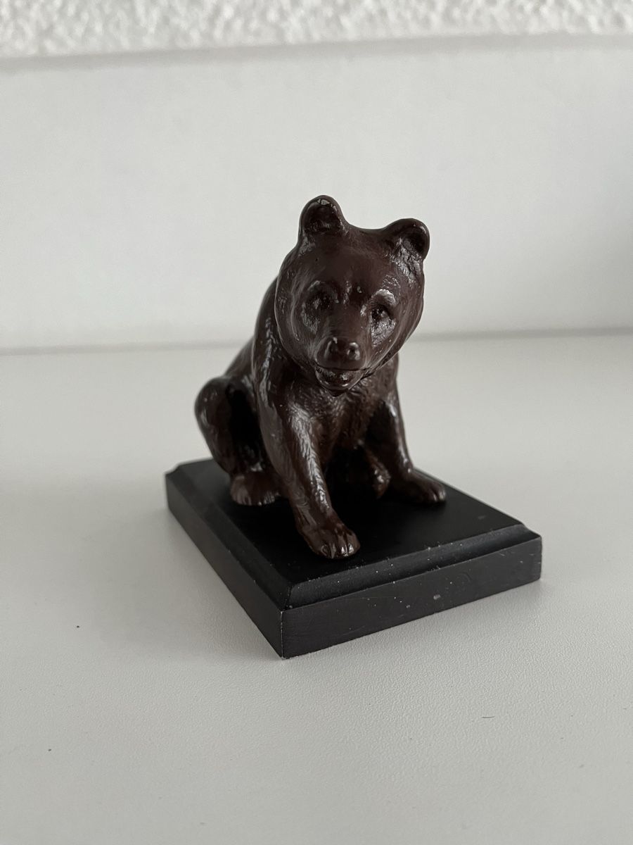Figuren: Bär aus Metall / braun lackiert – Gebraucht aus Wetzikon ZH von seli03 1