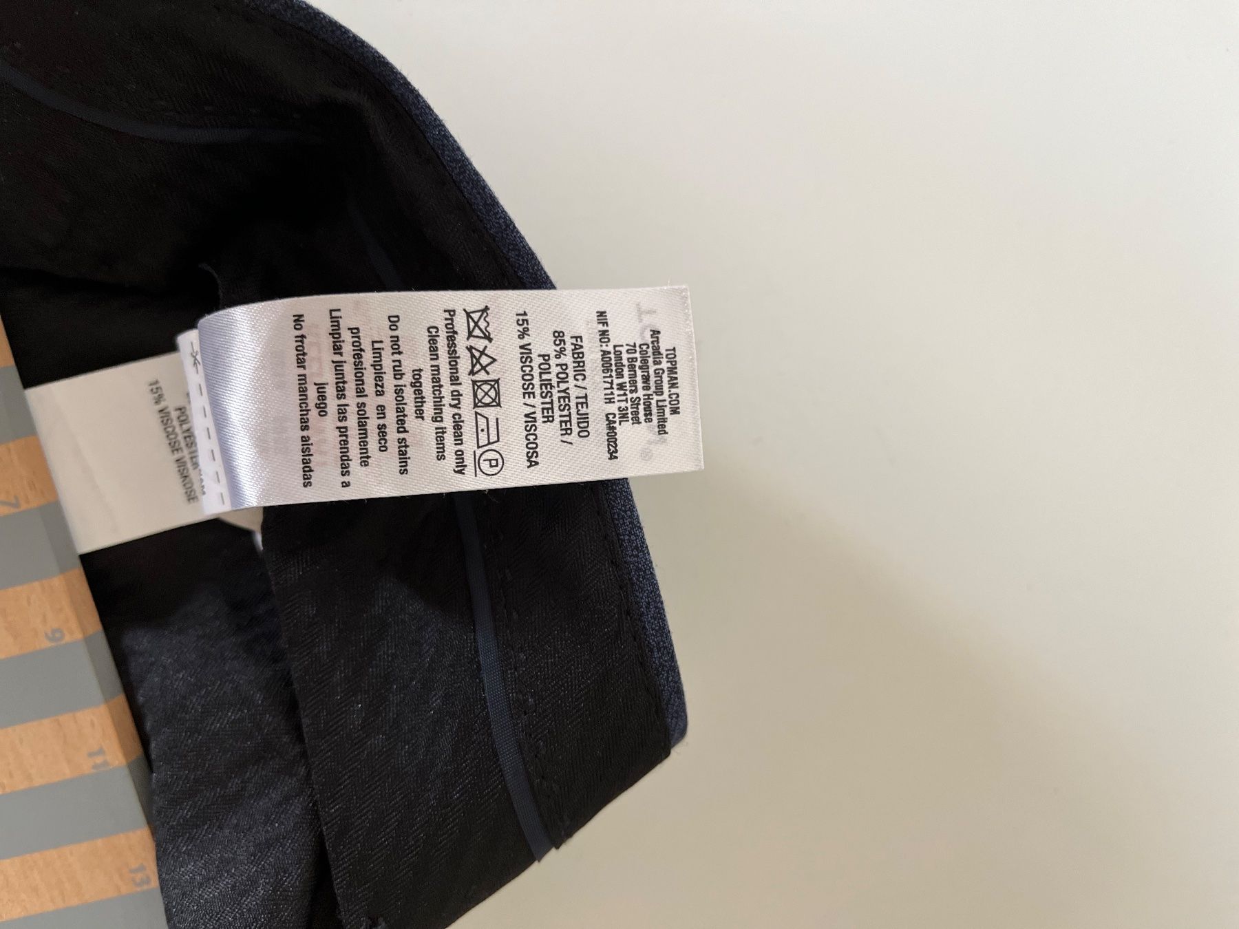 Topshop Pantaloni: Hose Herren, blau / Topman US 34/34 – Usato da Bern venduto da The_One_Salesman 3