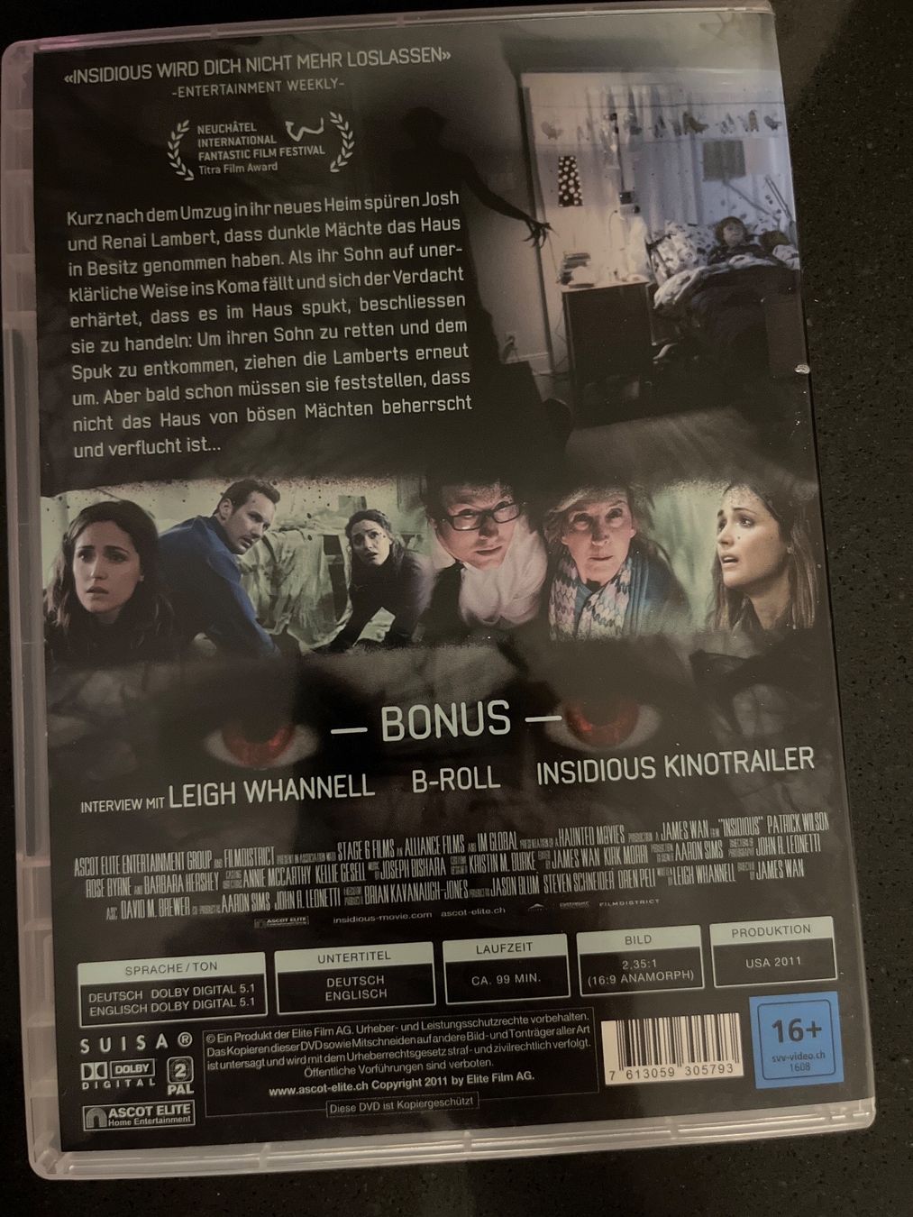 Alle DVDs: Insidious (2010) DVD 📀 – Neu (gemäss Beschreibung) aus Sierre von black.box 1