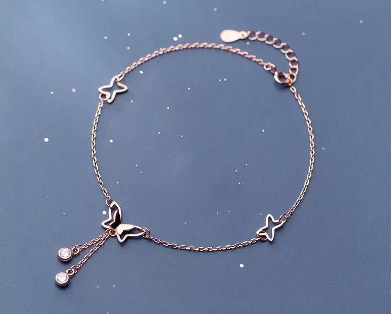 Bracciali & Braccialetti: silber fusskette – Nuovo e nell'imballaggio originale da St. Gallen venduto da yatoot26 6