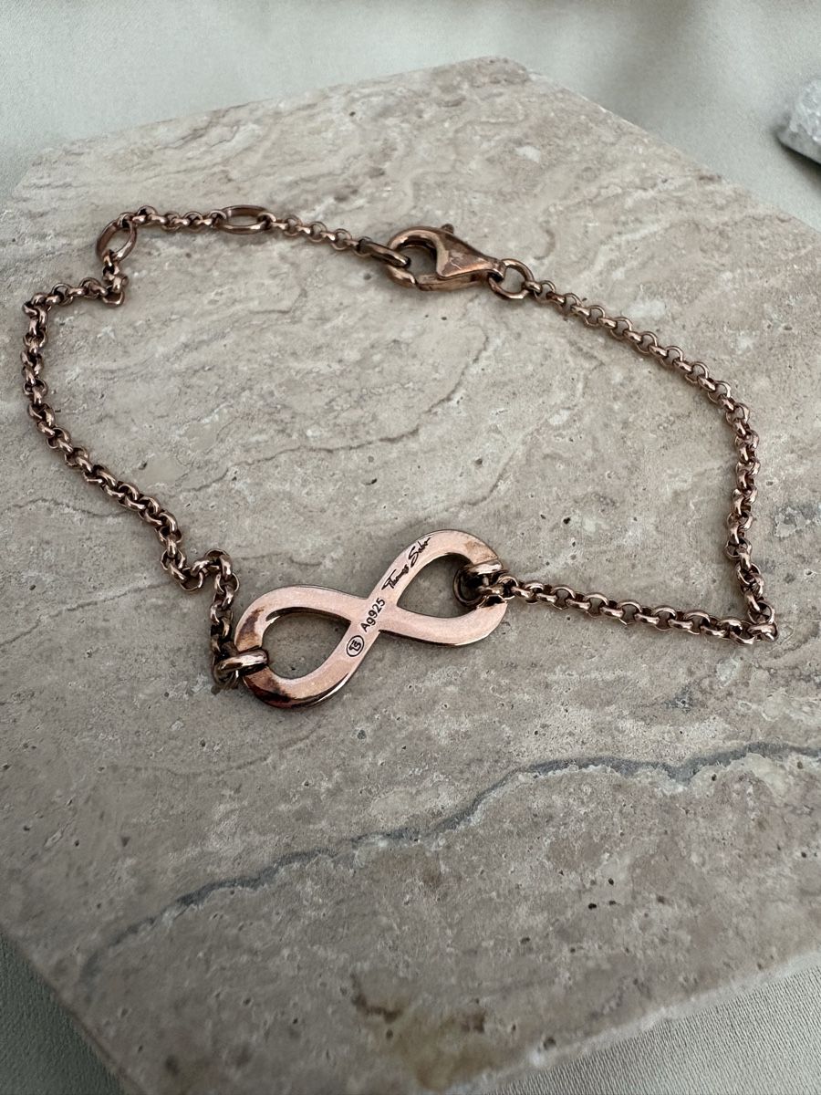 Thomas Sabo Armbänder & -reifen: Thomas Sabo Infinity Armband 925 Silber roséfarben – Gebraucht aus Zürich von CICI-CuratedVintage 2