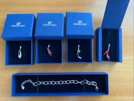 ORIGINAL&UNGETRAGEN Swarovski Armkette mit 4 Schuhelementen