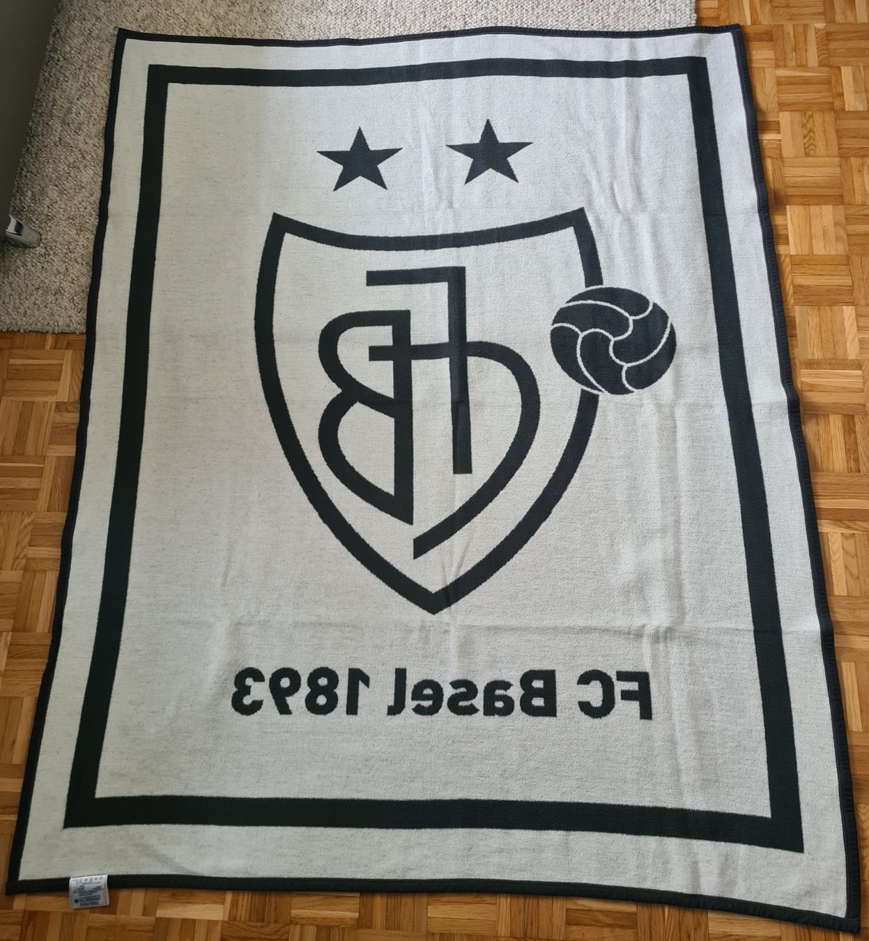 Coperte: FCB Wolldecke FC Basel 1893 – Nuovo (secondo la descrizione) da Grosswangen venduto da Spieler10 4