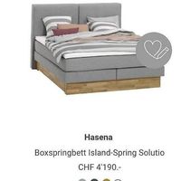 Lit Pfister boxspring Hasena, occasion, bon état