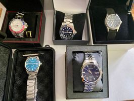 2 x Seiko, 1x Bulova, 1x Addiesdive, 1x Ratio GMT New !