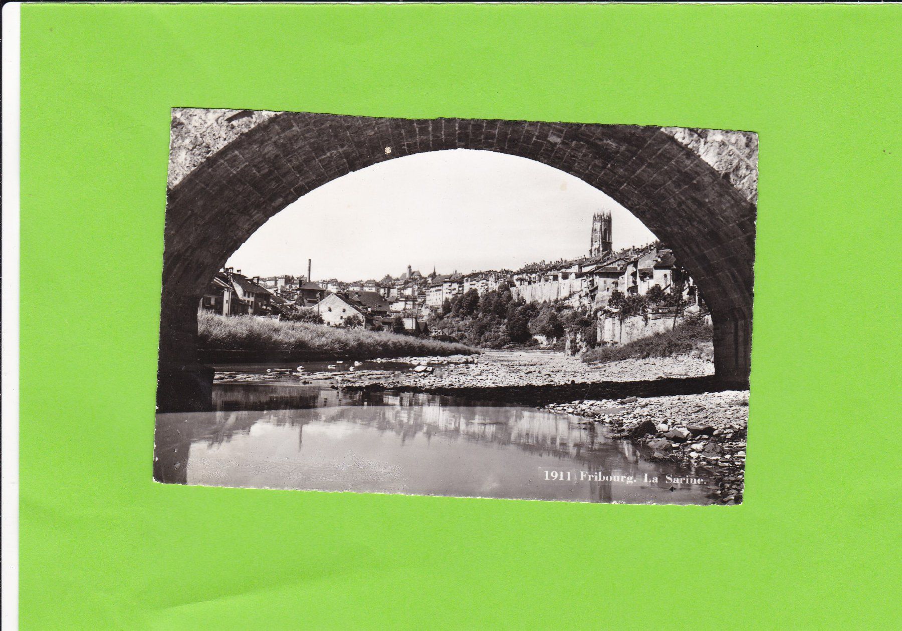 Cartoline postali: Fribourg-La Sarine – Usato da St. Peterzell venduto da neckertal