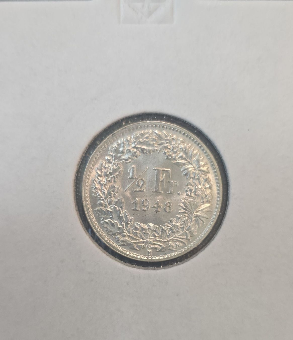Toutes les monnaies: 1/2 Franc Suisse 1948 – Neuf (Voir description) à Fribourg par yan_z5fr