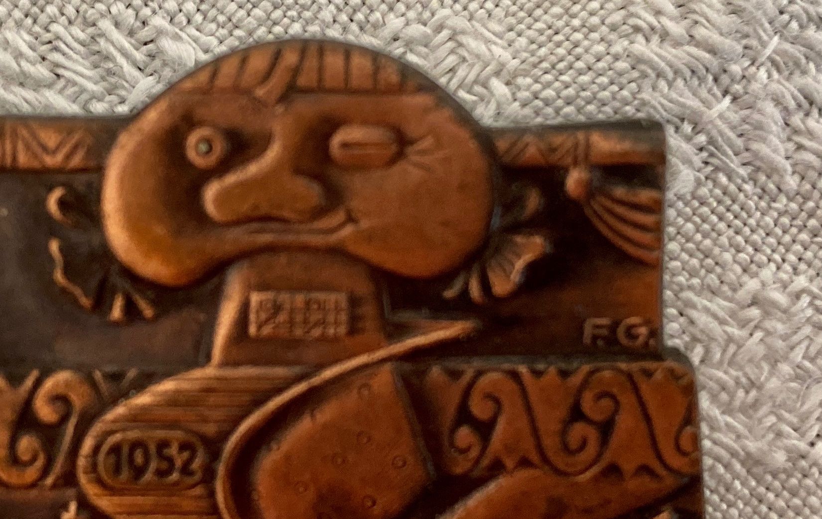 Placchette & Badge: Basler Fasnachtsplakette   1952 – Usato da Basel venduto da magot58 2