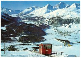 St. Moritz - Standseilbahn Muottas Muragl mit Skilift