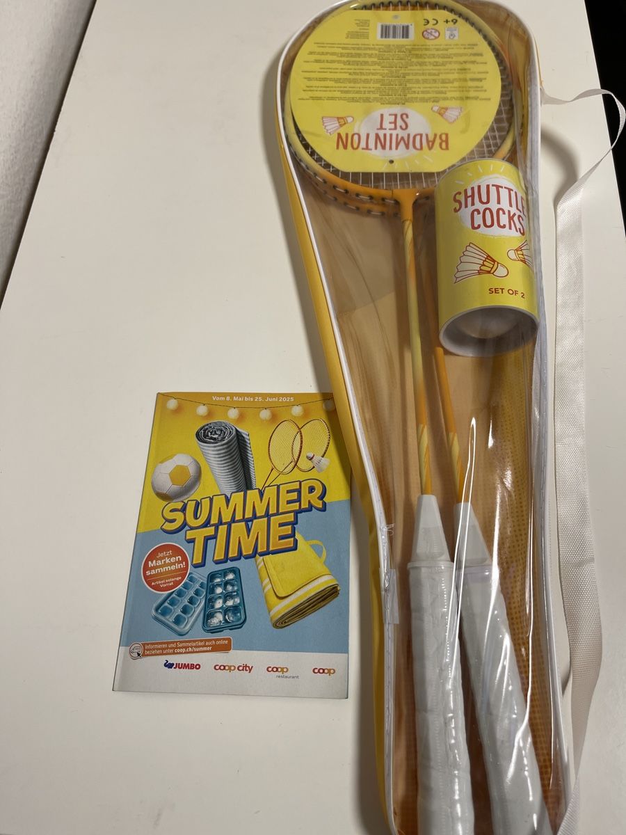 Coop Raccolte di bollini & punti: Coop Summer Time-Badminton-Set – Nuovo e nell'imballaggio originale da Gelterkinden venduto da cobra0110