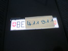 Kontrollschild Bern - BE 411 911
