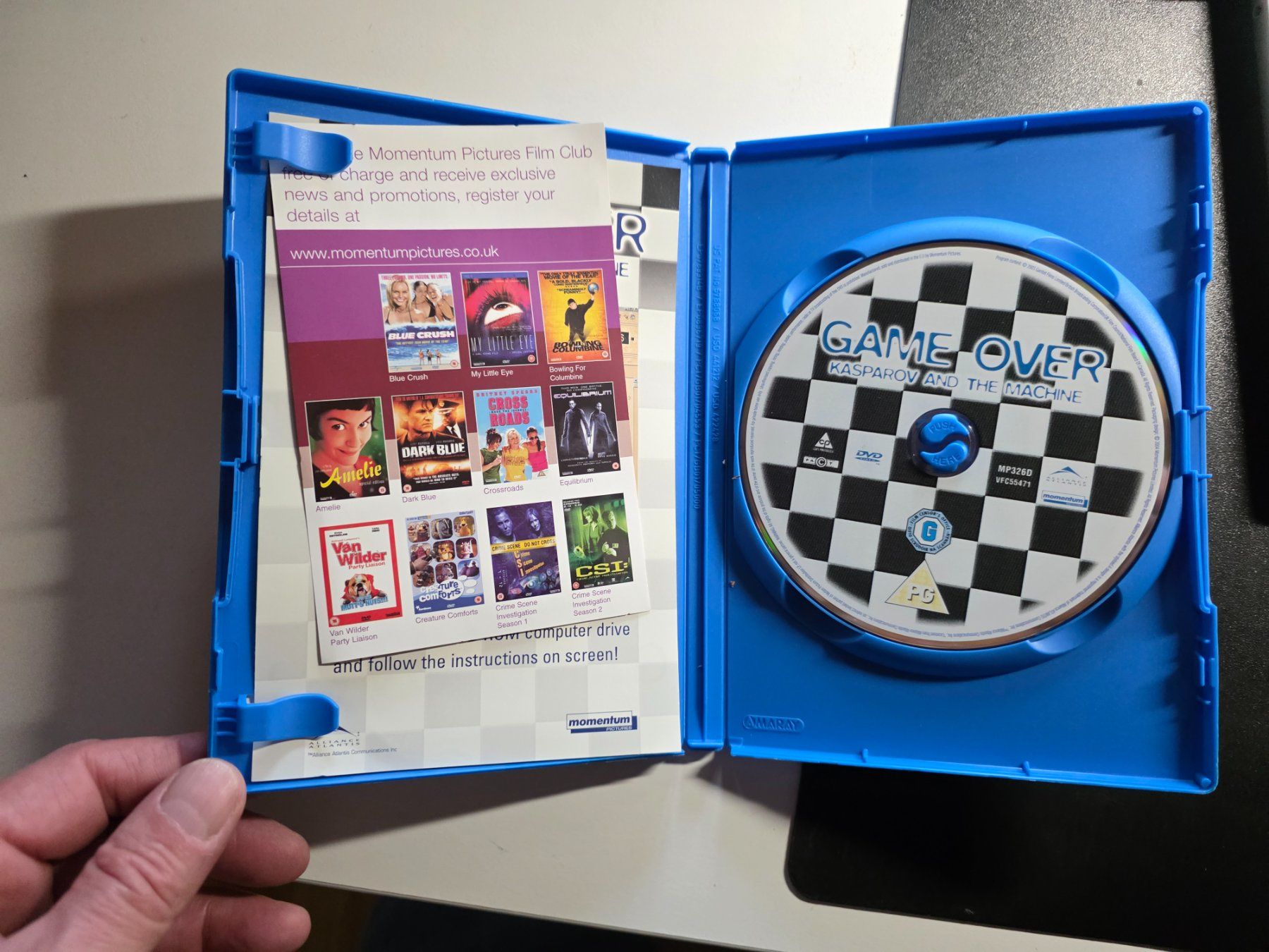 Tutti i DVDs: DVD - Games Over - Kasparov and the Machine – Usato da Walterswil BE venduto da Lonitti 2