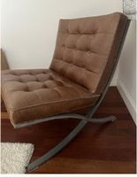 2 X DESIGNER LEATHER CHAIRS