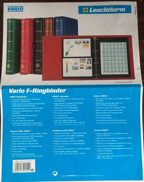 Album: Leuchtturm Vario F-Ringbinder – Usato da Muzzano venduto da GANDRIO 1