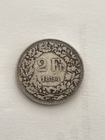 Alte 2 Franken Münze Helvetia 1894 Silber Sammlermünze 🇨🇭