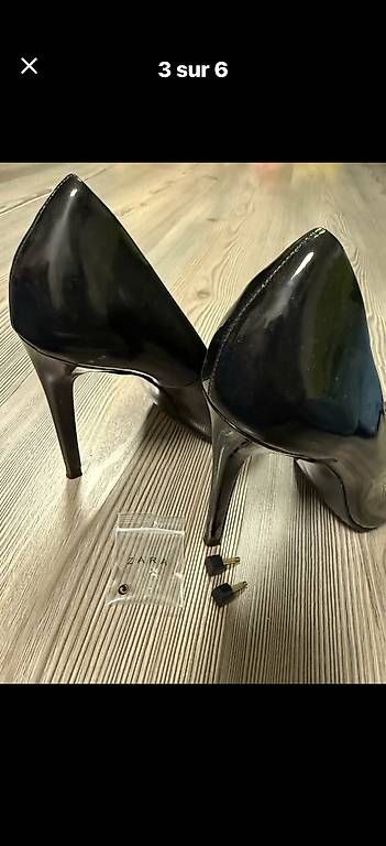 Zara Scarpe da donna: Chaussures noires vernis Zara – Nuovo (secondo la descrizione) da Goumoens-la-Ville venduto da SandieF 2