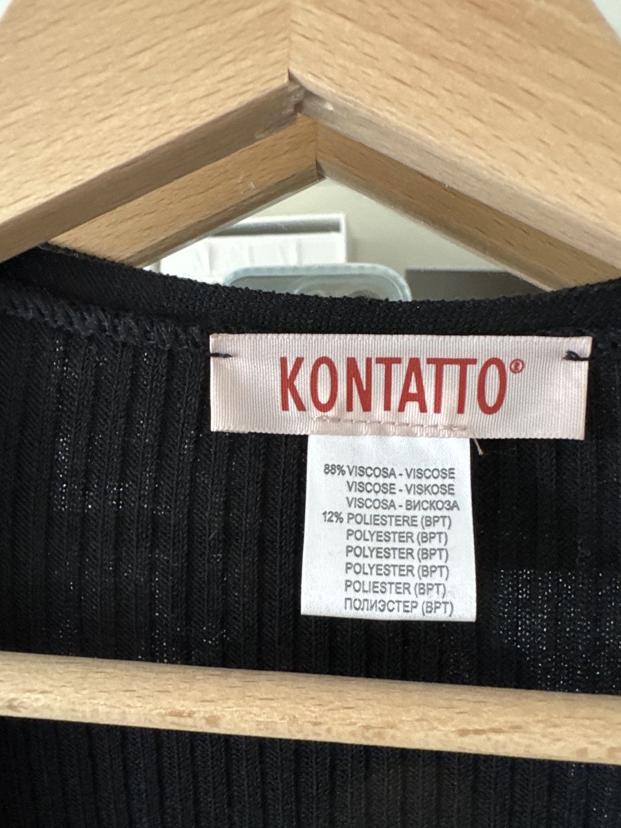 Gilet & Giacche senza maniche: Long Black Cardigan, Viscose Blend - Size S – Nuovo (secondo la descrizione) da Zürich venduto da VittoDS 1