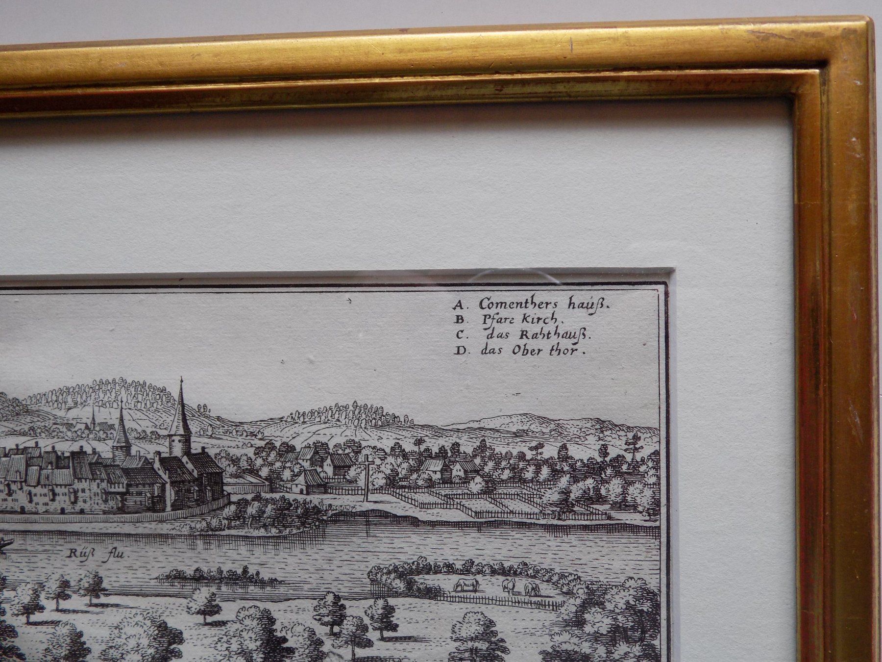 Incisioni: Mellingen Merian Goldrahmen – Usato da Risch venduto da Rischli15 4