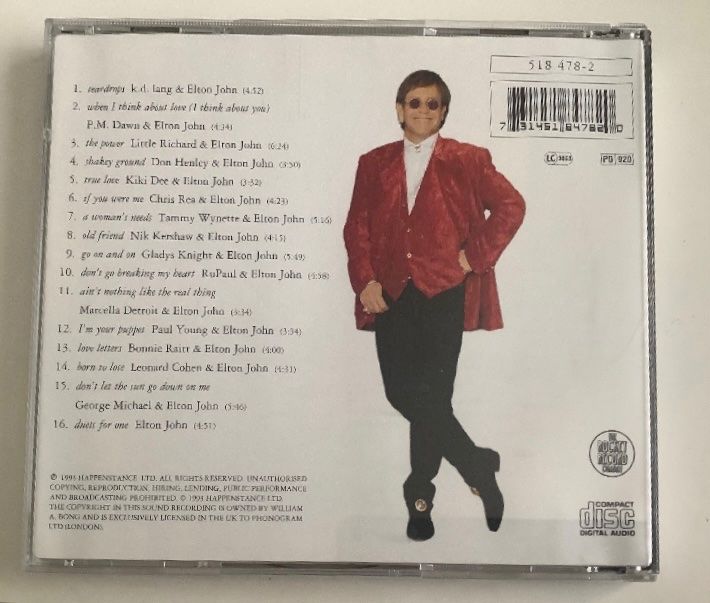CDs: CD - Elton John - Duets – D'occasion à Luzern par Lycka 1