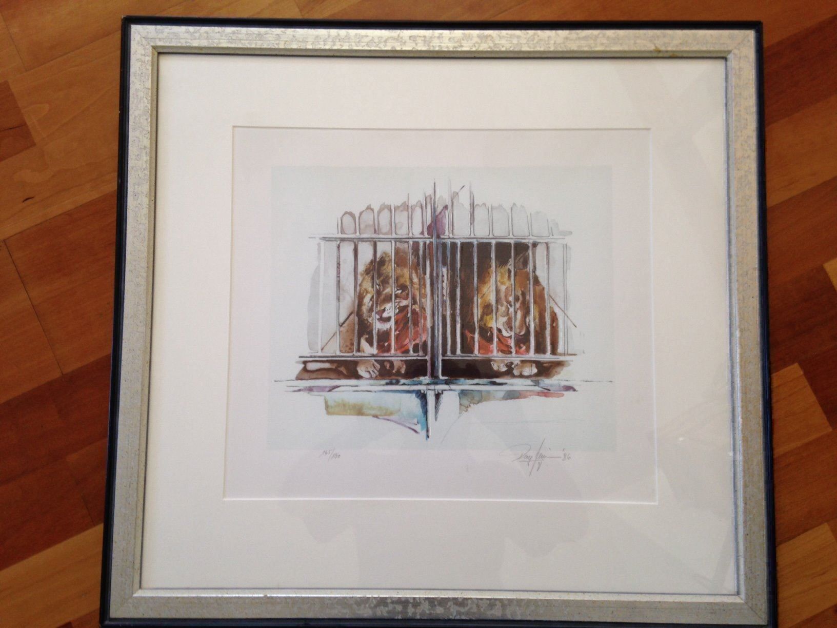 Grafica & Litografie: Rolf Knie, Lithographie von 1989 – Usato da Einsiedeln venduto da artgallery59 1