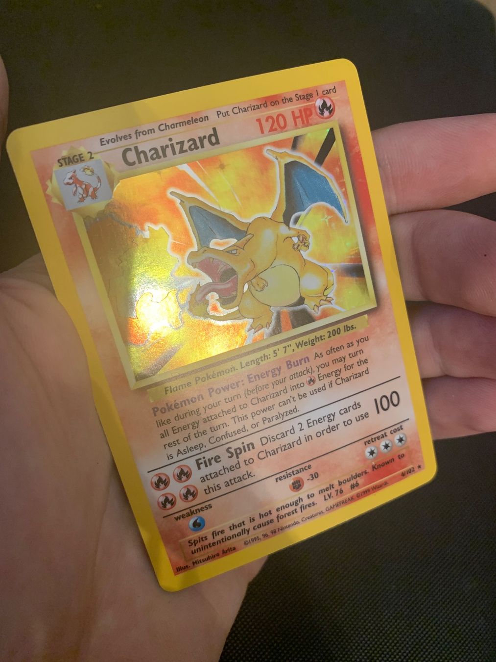 Pokémon Cartes à collectionner: Pokemon card Charizard 4 holo base set – Neuf (Voir description) à Thônex par deh_7682 2