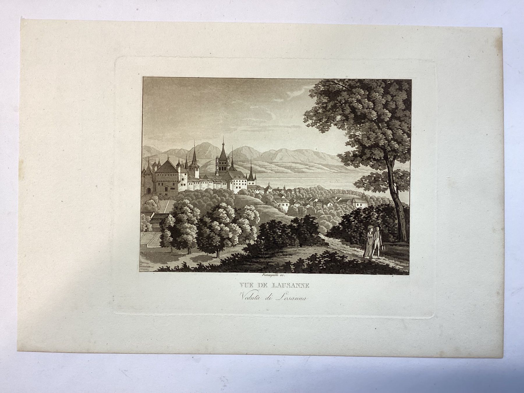 Incisioni: Original Stich, Aquatinta, Lausanne – Usato da Eglisau venduto da mar_5rn2