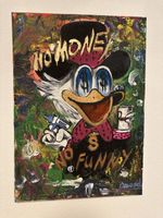     Capital Duck / No Money No Funny Handgemalt 
